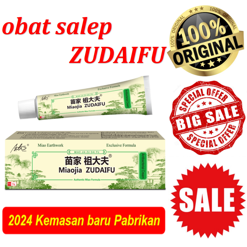 Salep MiaoJiaZudaifu Salep Gatal salep kulit eksim Kulit alergi- Obat Jerawat Antibakteri Kurap