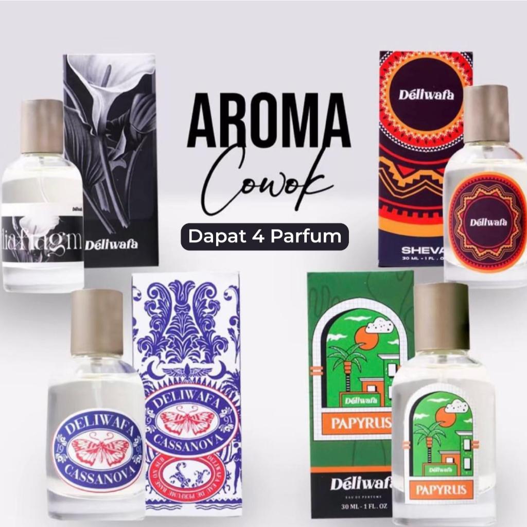 Deliwafa - 65Rb Dapat 4 Parfum Unisex | Eau De Parfume | Perfume Wangi