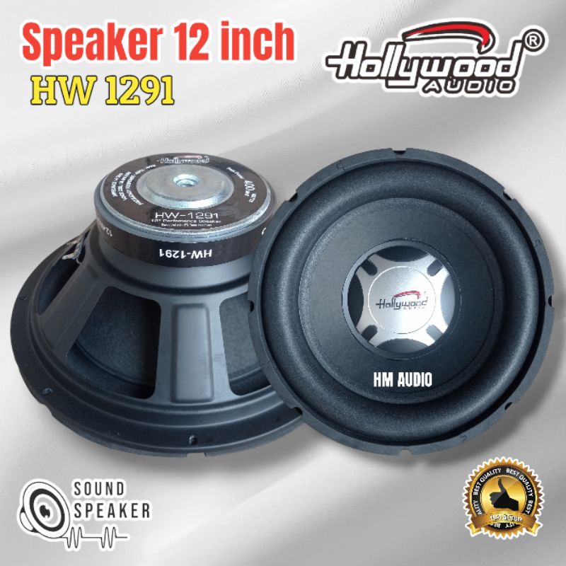 Speaker 12 inch Subwoofer 12 inch Hollywood HW 1291