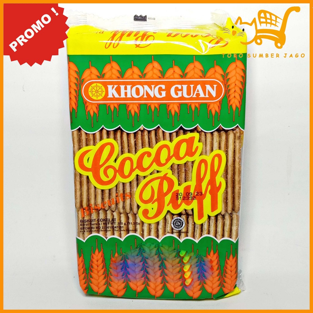 

Biskuit Khong Guan Cocoa Puff ENAK 320gr