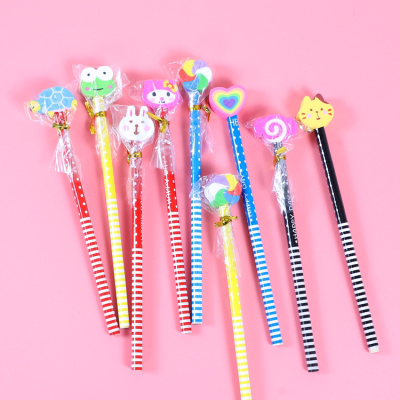 

PENSIL CORAK KEPALA STIP WARNA WARNI HARGA PER PCS