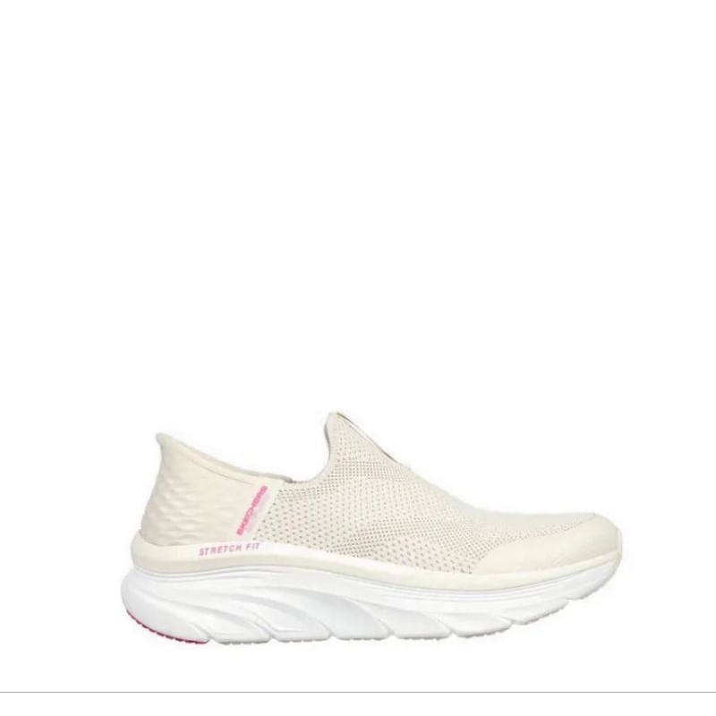 Sepatu Skechers Slip-Ins D'Lux Walker Wanita - Natural
