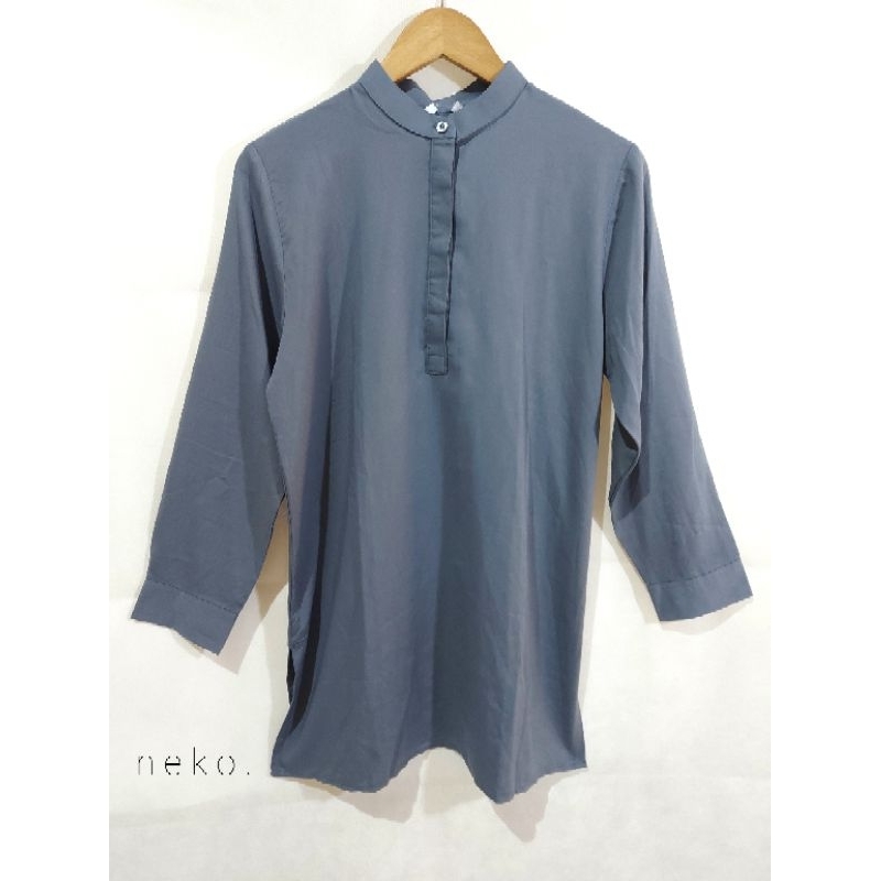 Blouse Rayon Wanita Lengan Panjang