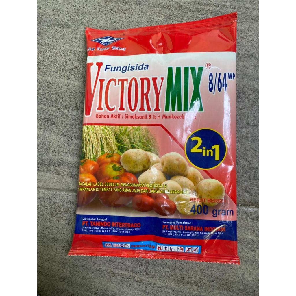 fungisida kontak sistemik simoksanil + mankozeb VICTORY MIX 400gram