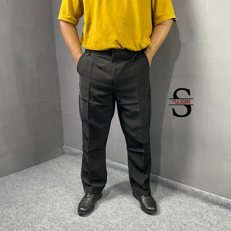 celana formal reguler fit celana kain pria standar celana panjang kain pria celana panjang kerja pri
