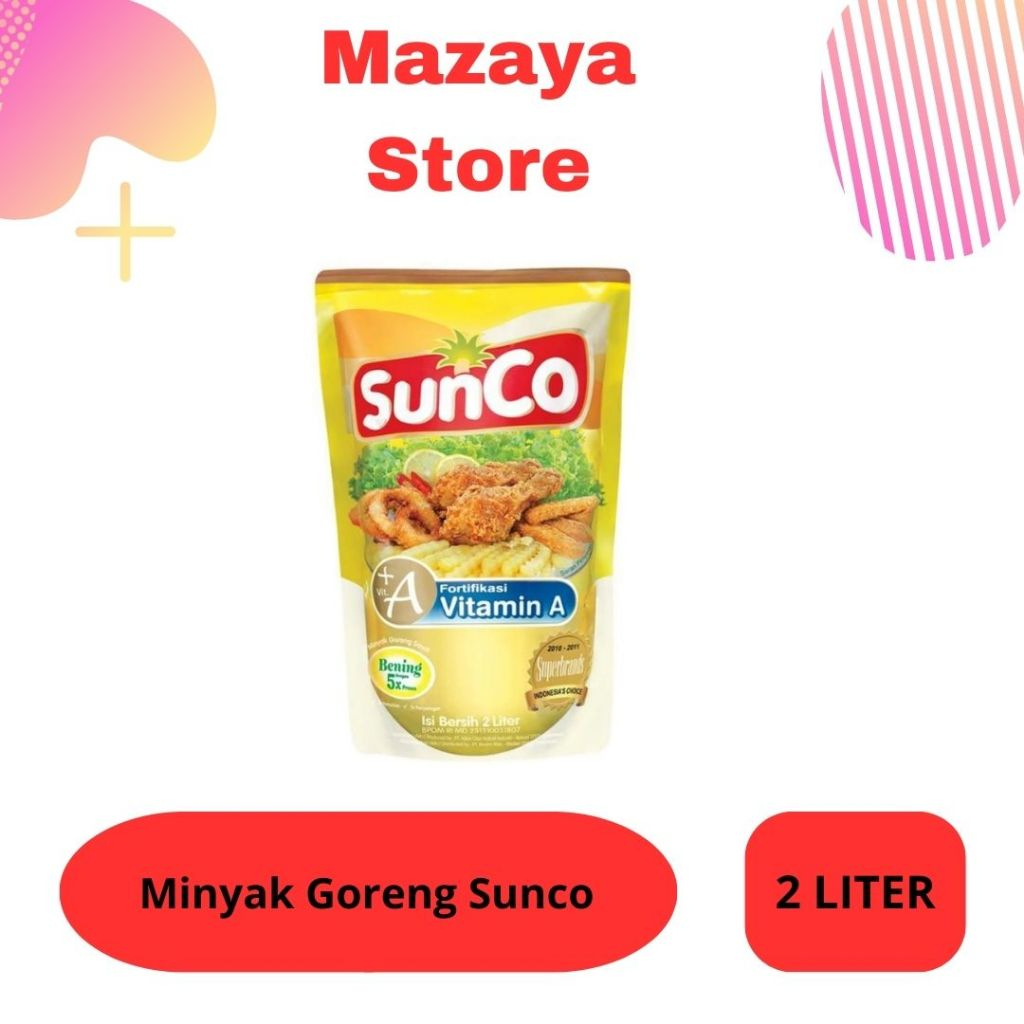 

*MAZAYA STORE* MINYAK GORENG SUNCO || MINYAK SUNCO 2 LITER || MINYAK PREMIUM