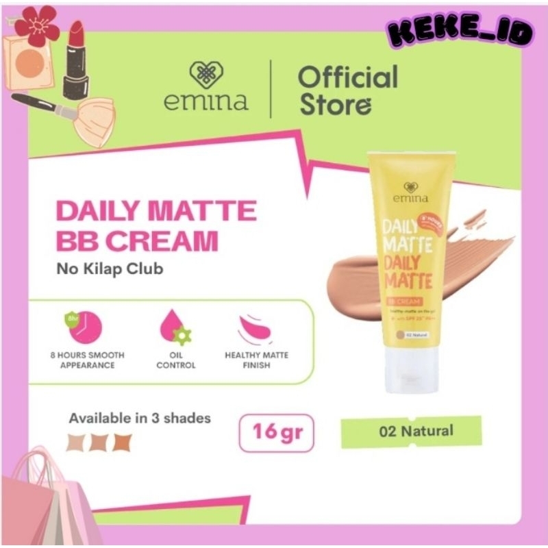 EMINA DAILY MATTE BB CREAM 16GR / BB CREAM EMINA