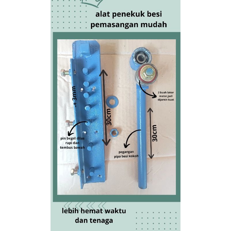 Alat penekuk besi 4mm sampai besi 12mm termurah alat tekuk besi begel pengungkit pembengkok besi bet