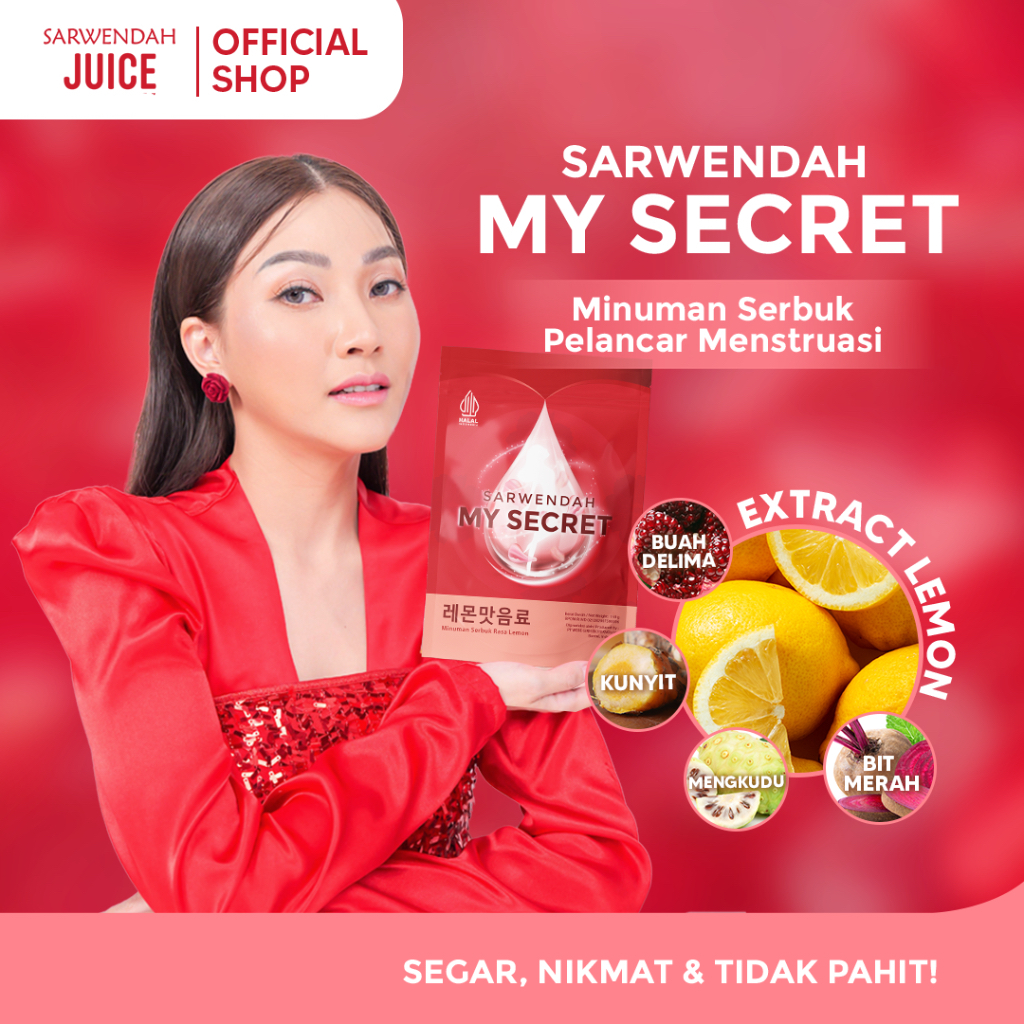 

Sarwendah Juice (My Secret) Sarwendah My Secret Rasa Lemon 150gr