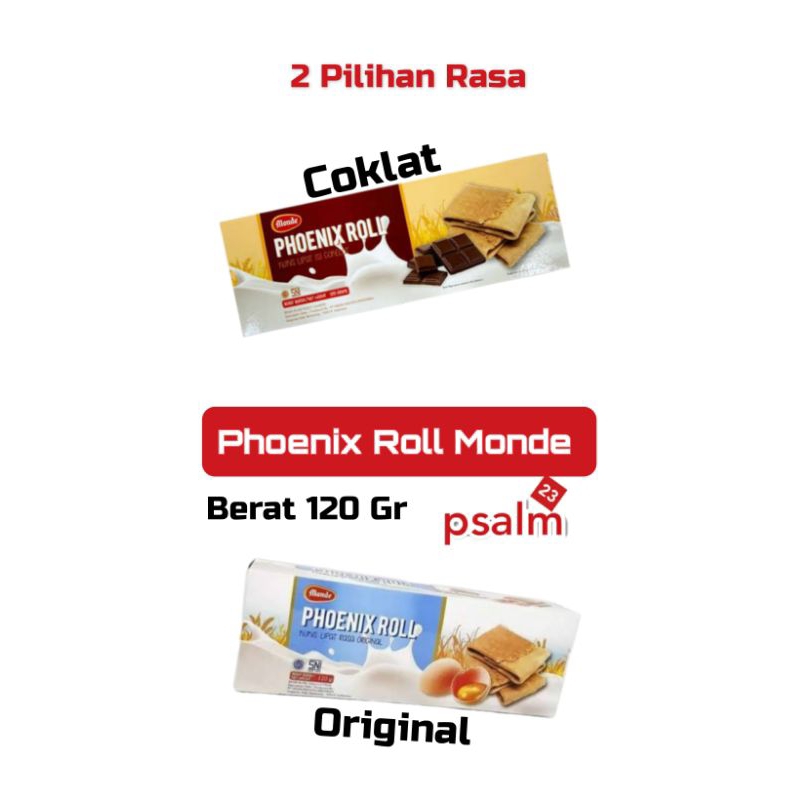 

MONDE PHOENIX ROLL RASA ORIGINAL N COKLAT