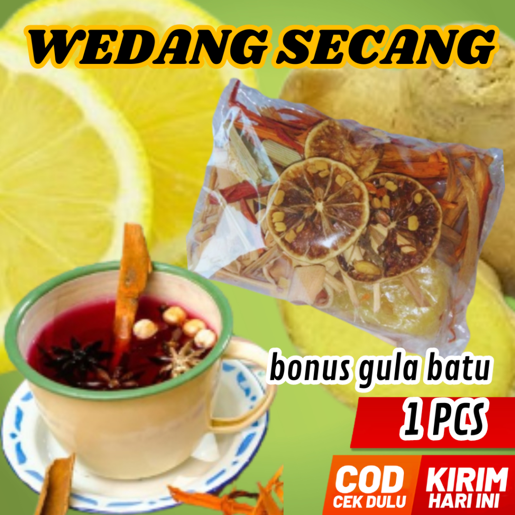 

Wedang SECANG Komplit Rempah Bonus Gula Batu