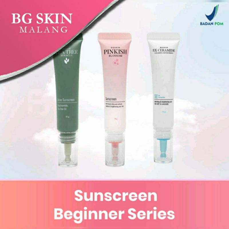 BG SKIN - SUNSCREEN BEGINNER SERIES - DAY CREAM - KRIM SIANG