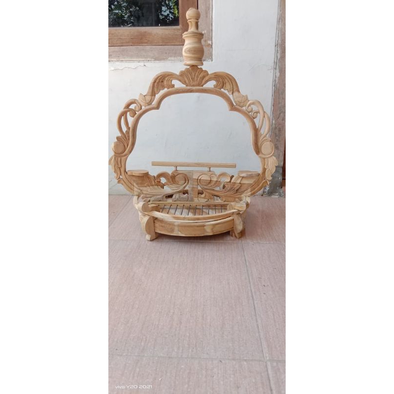 sangkar layang ukir jati