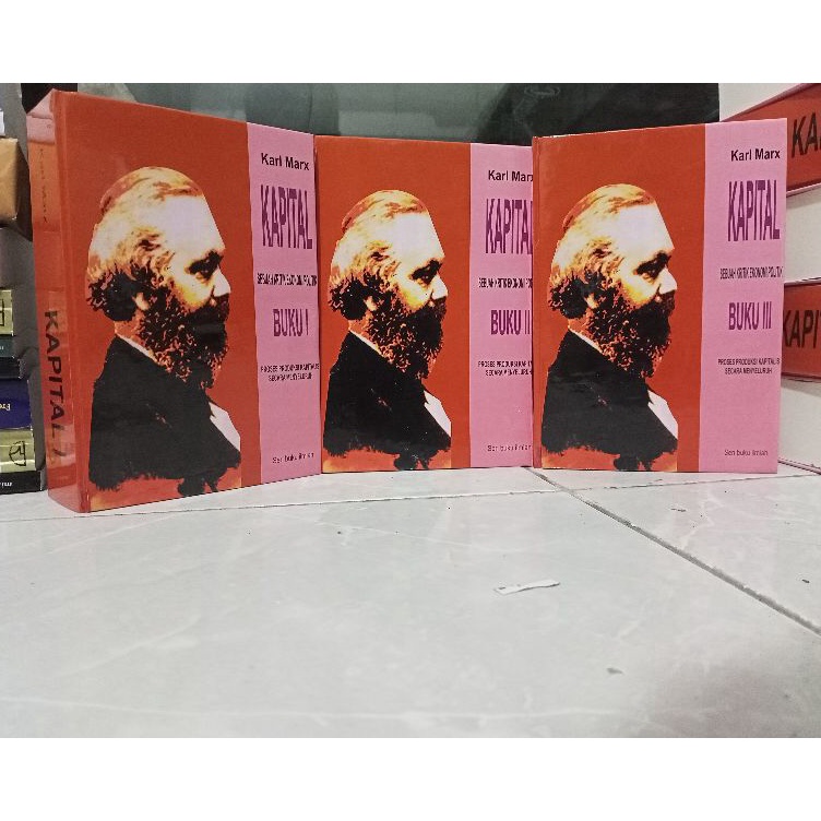 KODE U15L DAS KAPITAL JILID 1 2 3 KARL MARX HARDCOVER