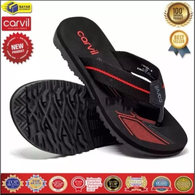 TERMURAH SANDAL PRIA CARVIL - SANDAL PRIA CARVIL 100% ORIGINAL