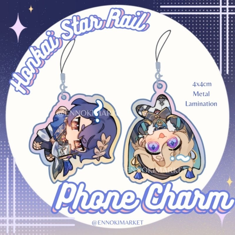 Honkai Star Rail Phone Charms / Phone Strap || by ennoki