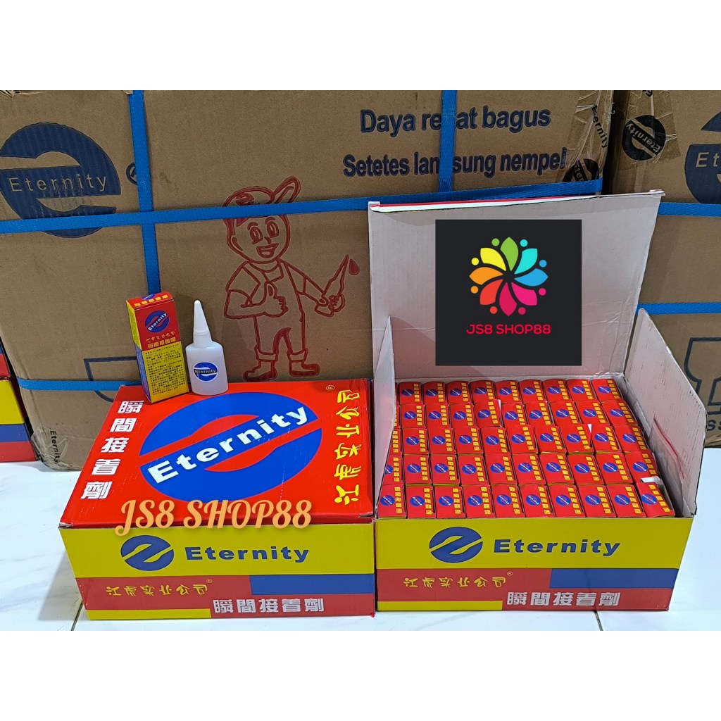 

ETERNITY KECIL ISI 1 KARTON LEM KOREA SETAN SERBAGUNA POWER GLUE ALTECO ORIGINAL 18GR