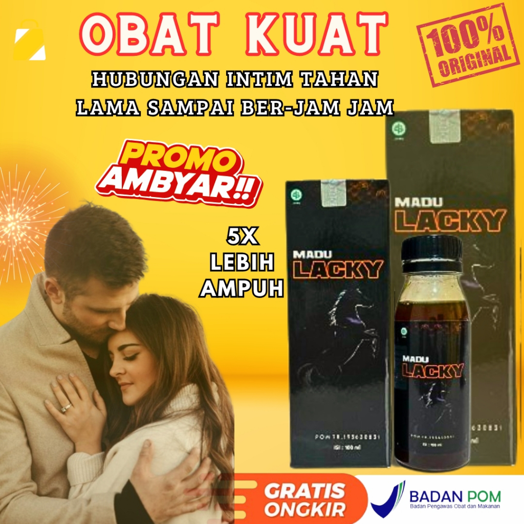 Madu Lacky Original Madu Stamina Mr.P Susah Bangun Jamu Lemah Sahwat Untuk Pria Dewasa Herbal Alami 