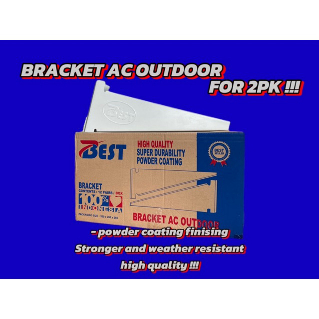 BEST BRACKET AC OUTDOOR 2PK