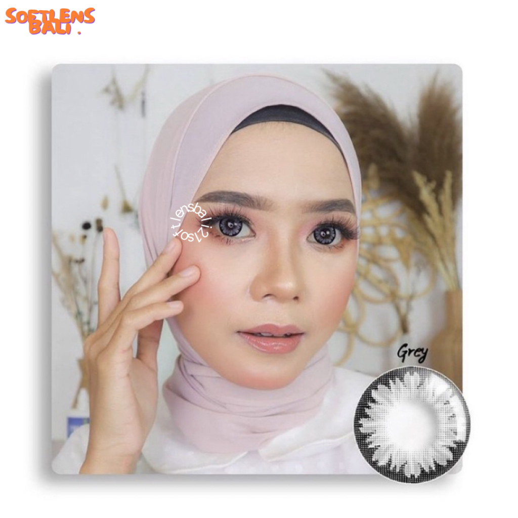 Softlens Mochi Grey 16mm - FREE LENSCASE