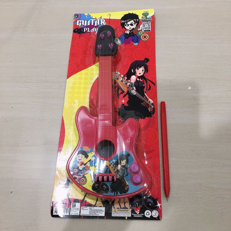 Mainan Gitar Kecil Warna Warni anak