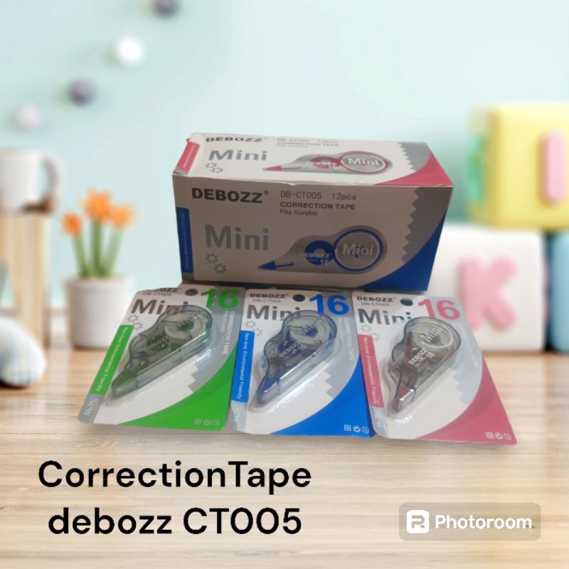 

Correction Tape/Sticker tarik Debozz Ct 005 (1 lusin)