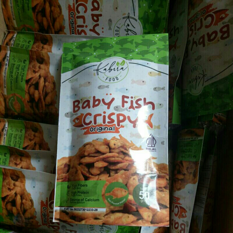 

Snack Cemilan Sehat Baby Fish Crispy Original