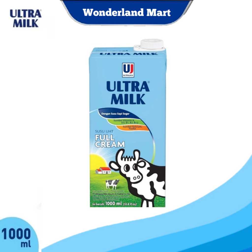 

ULTRA MILK Fresh Milk Susu UHT Full Cream 1 L 1000ml