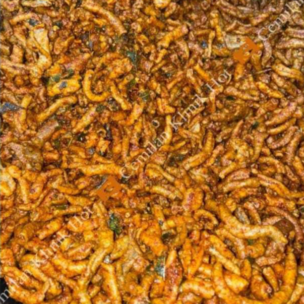 

250gram usus krispy pedas daun jeruk