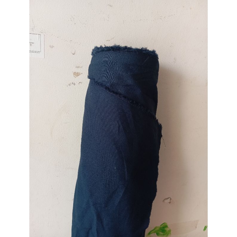 Bahan kain baby canvas // baby kanvas warna dongker