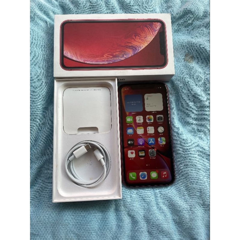 iPhone XR 128GB Red iBox BH 81% NO MINUS SINYAL AKTIF PERMANEN
