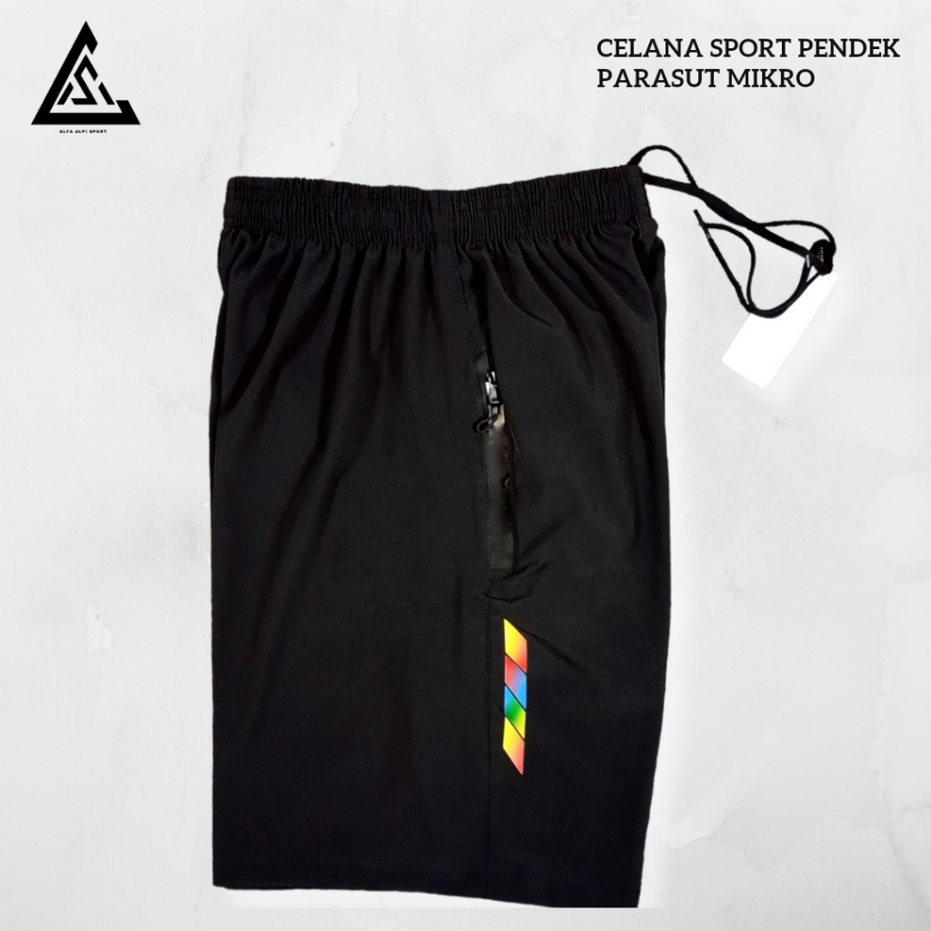 Celana Pendek Olahraga Parasut Logo UA / Celana Pendek Waterproof /Celana Parasut Olahraga / Celana 
