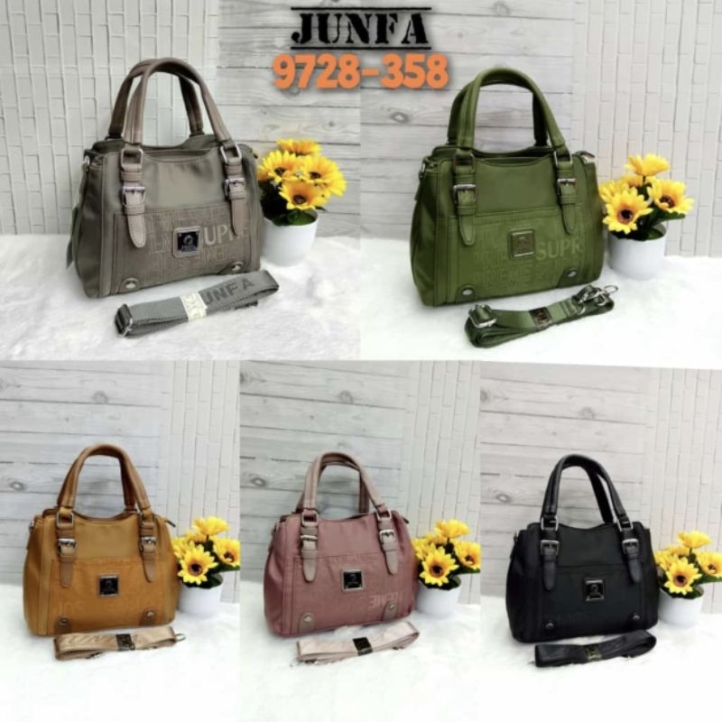 TAS SELEMPANG JUNFA TERBARU 9738-358 TAS WANITA _ TAS KERJA