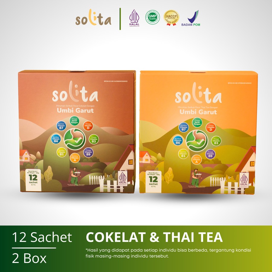 

SOLITA | ISI 6 SACHET - 12 SACHET | BPOM HALAL