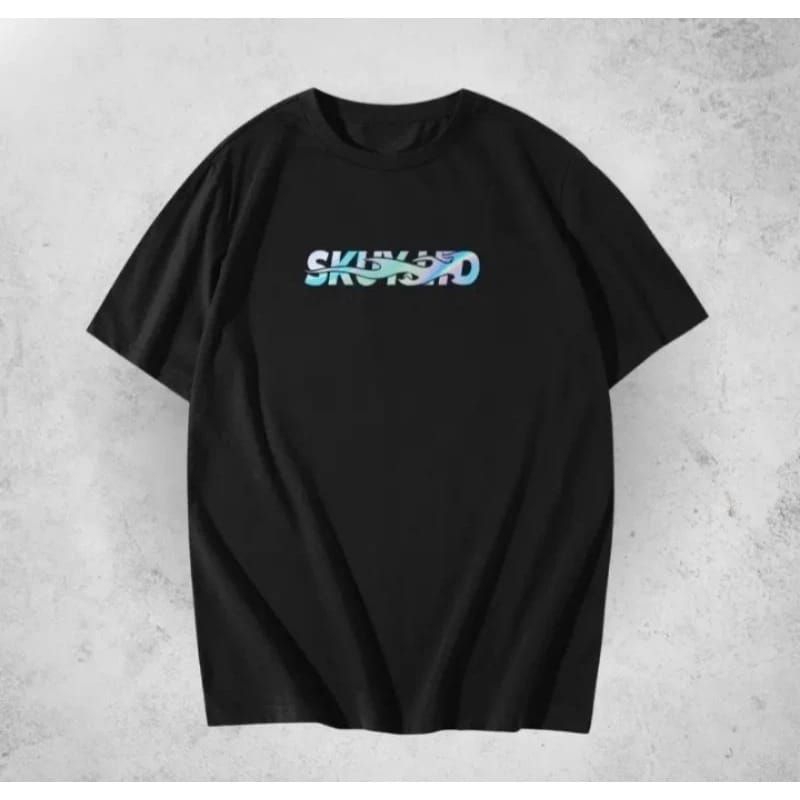 T-SHIRT KAOS DISTRO SKUY LTD HOLOGRAM / UNISEX BAHAN COTTON COMBED 30S