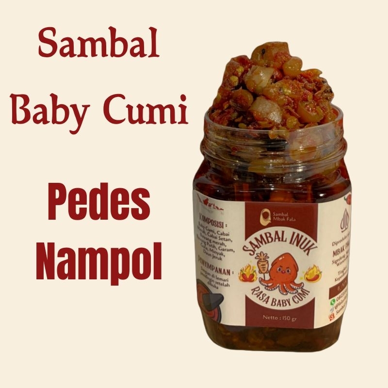 

Sambal Baby Bayi Cumi Asin Sambal Sambel Pedas Nampol