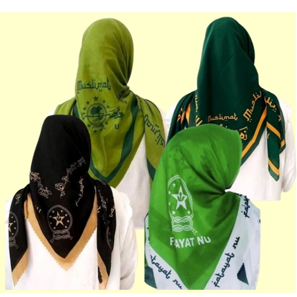KERUDUNG MUSLIMAT NU SEGI 4 PATAYAT SEGI EMPAT TERBARU hijab voal NU kerudung NU MULIMAT NU FATAYAT 
