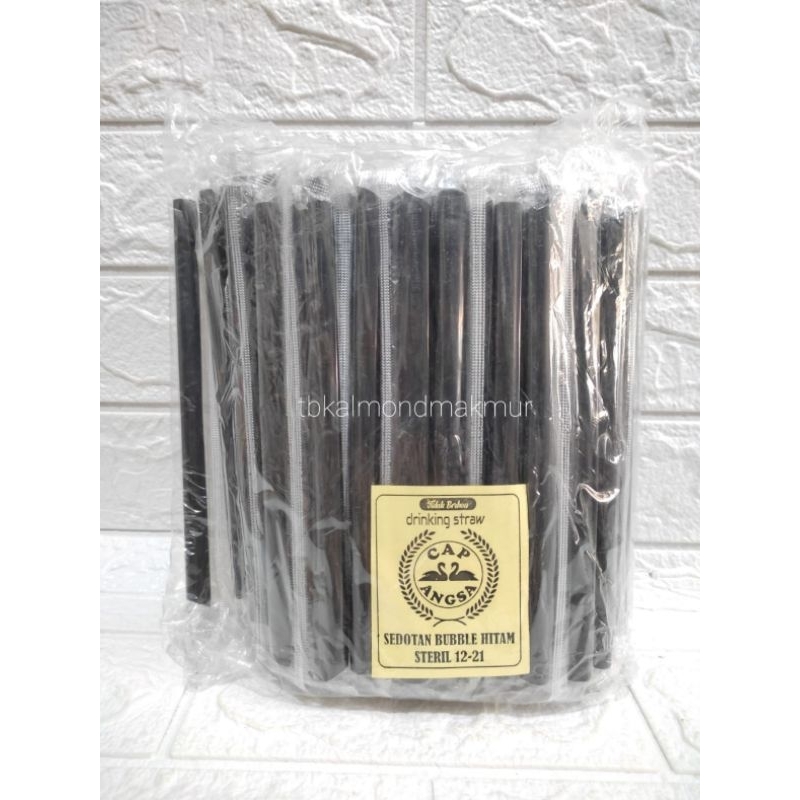 

Sedotan Boba Steril Hitam