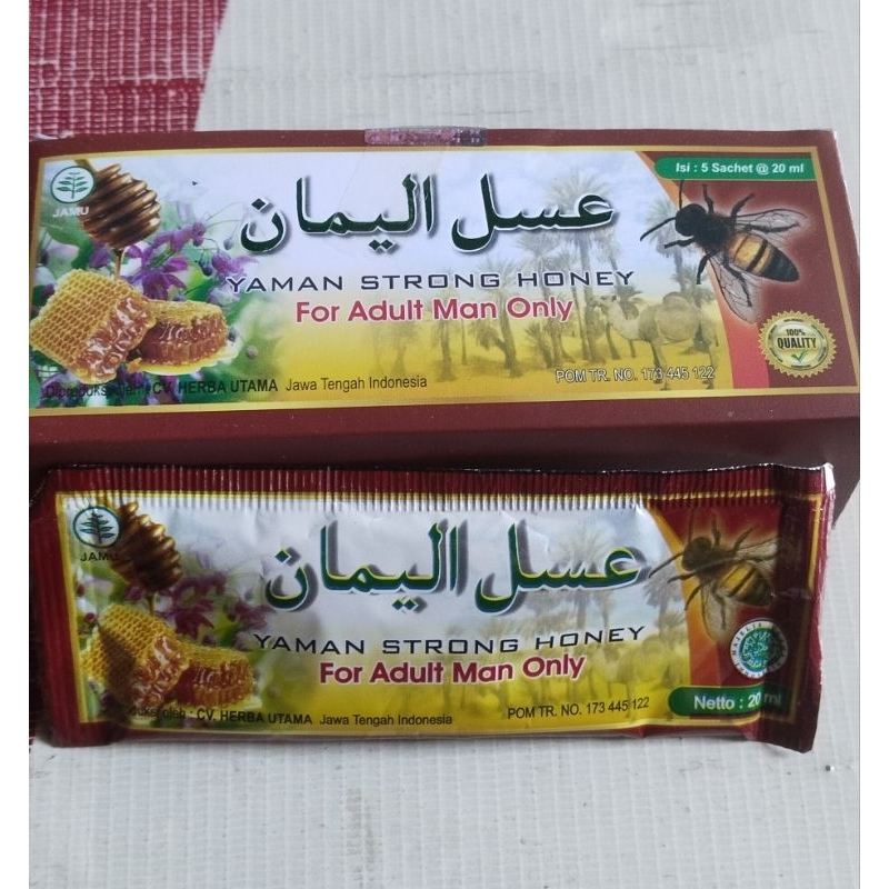 

madu yaman strong sachet