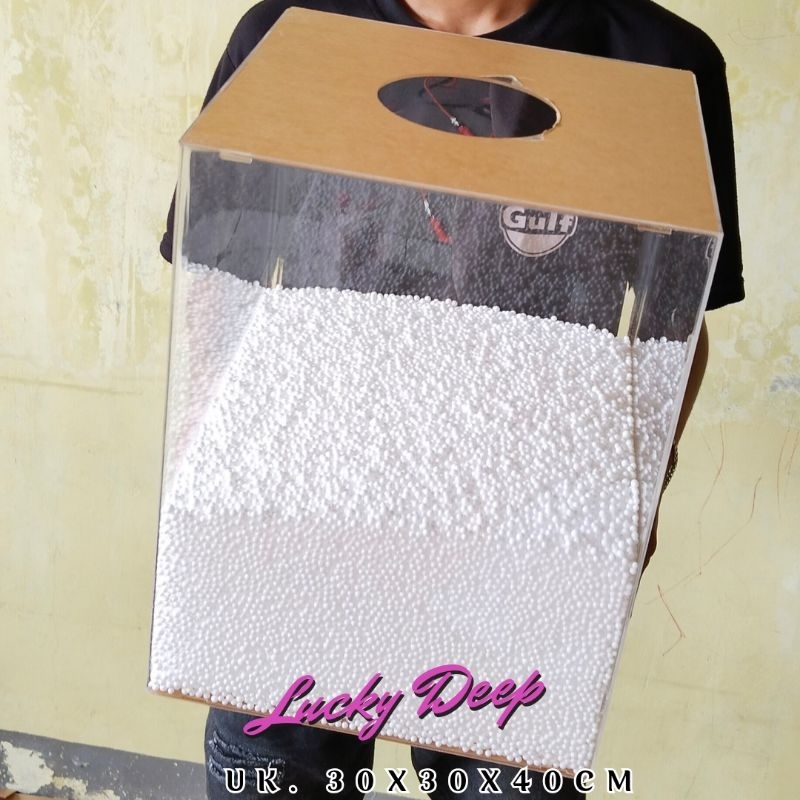 

lucky deep/ box undian 30*30*40cm