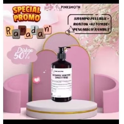 sampo keratin pelurus rambut tanpa catok