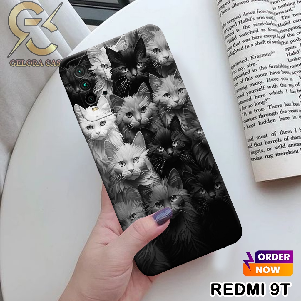 Case Xiaomi Redmi 9T - geloracase - Casing Redmi 9T - Motif case cats - Xiaomi - Softcase Redmi 9T P