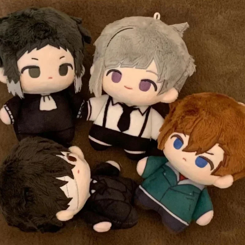 10cm Dazai Osamu Plushine Bungo Stray Dog Plush Toy Ryunosuke Akutagawa Stuffed Nakahara Chuya Starf