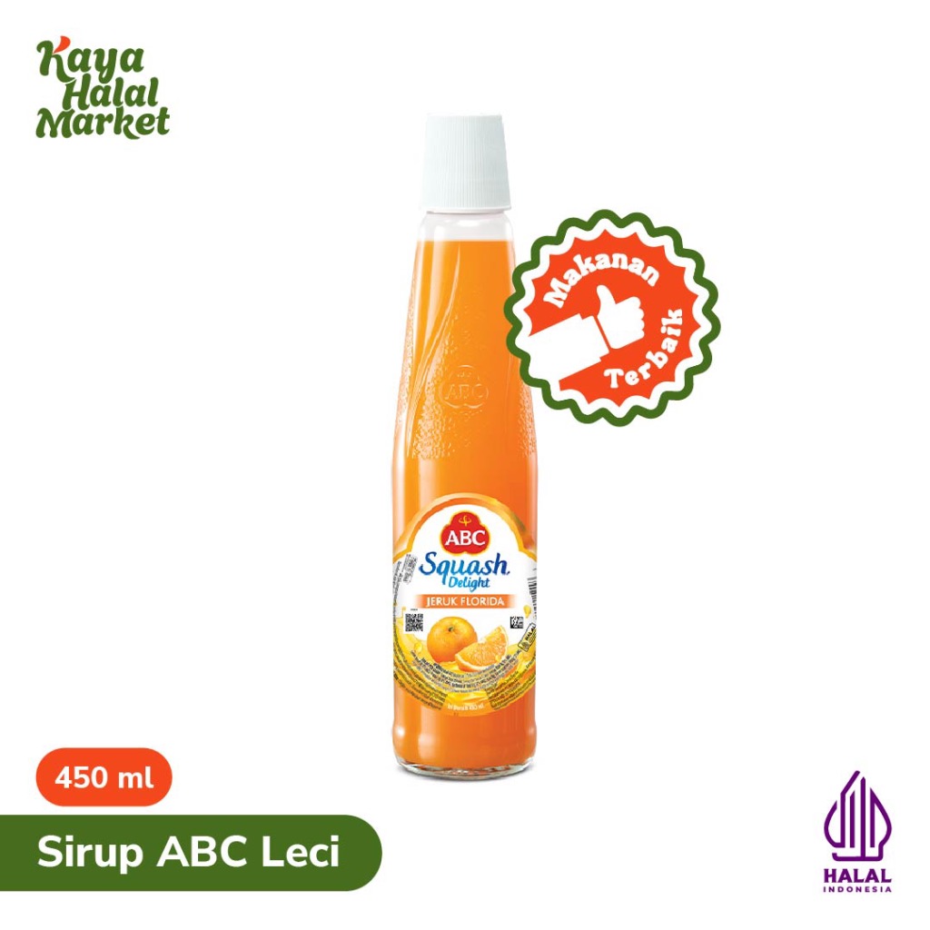 

Sirup ABC Squash Delight Jeruk Florida 450ml Kaya Halal Market