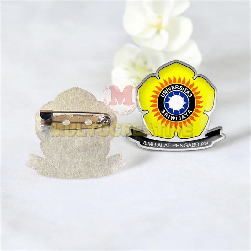 Pin UNSRI Lencana Pin Logo Universitas Sriwijaya