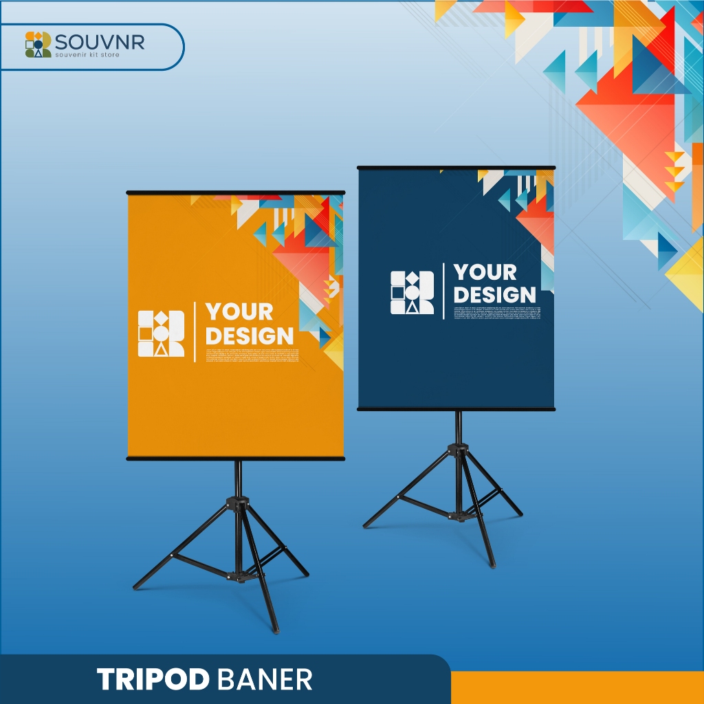 Cetak Tripod Banner Standing banner