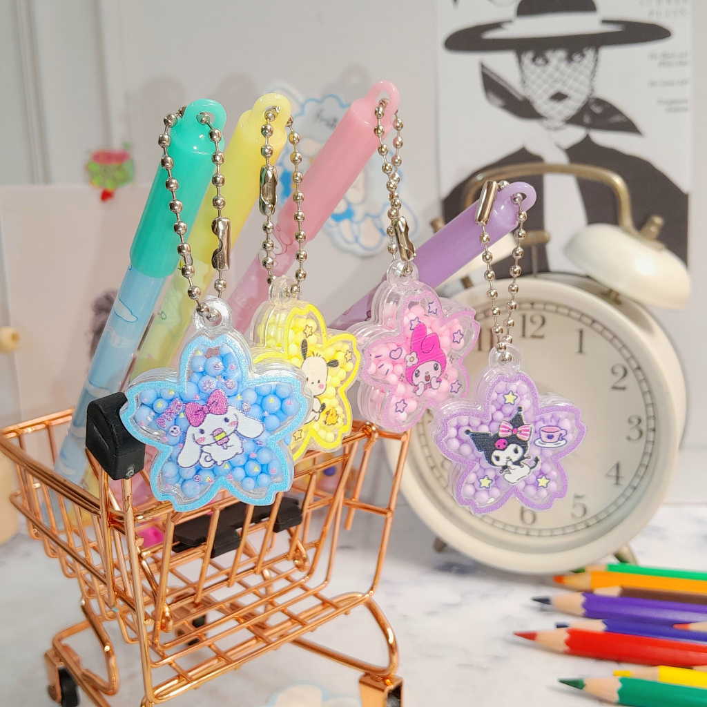 

Pulpen Gantungan Bintang Bola SANRIO Cute Lucu Favorit Anak Harga Super Murah Terjangkau Tinta Gel Hitam / Bolpen Gantungan Star Sanrio Kuromi Melody Cinamorol Stationary Fancy Kekinian Kualitas Terbaik Bisa Grosir dan COD