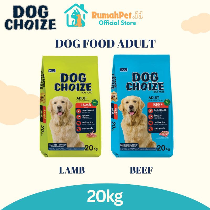 Dog Choize Dog Food Adult 20kg Dog Choize Makanan Anjing Dewasa 20kg