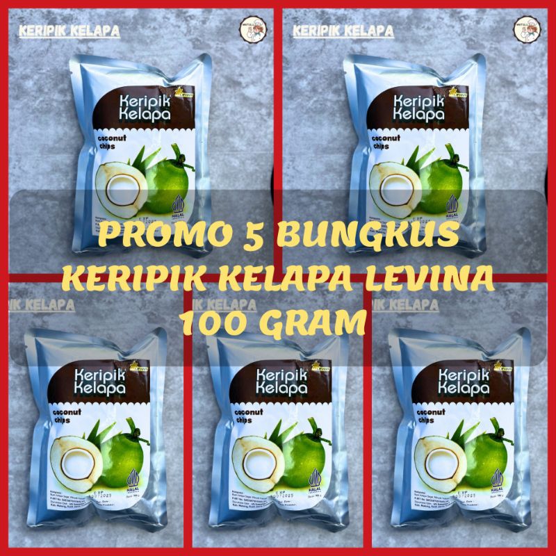 

[PROMO] 5 BUNGKUS CAMILAN KERIPIK BUAH OVEN KELAPA COCONUT FRUITS LEVINA 100 GRAM OLEH-OLEH MALANG