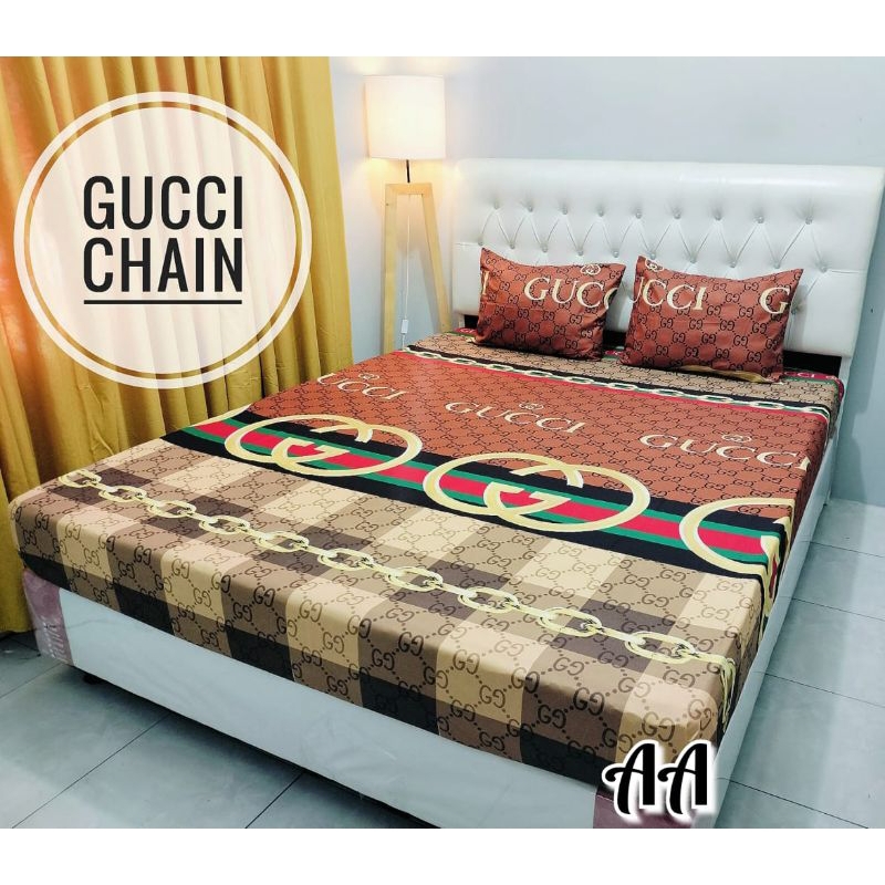 sprei gucci chain